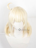 Genshin Impact Amber Venti Traveler Aether Lumine Kong Ying Noelle Klee Blonde Purple Brown Cosplay Wigs