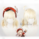 Genshin Impact Amber Venti Traveler Aether Lumine Kong Ying Noelle Klee Blonde Purple Brown Cosplay Wigs