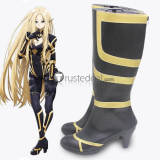 The Eminence in Shadow Cid Kageno Shadow Claire Alexia Midgar Alpha  Black Cosplay Shoes Boots