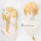 Genshin Impact Amber Venti Traveler Aether Lumine Kong Ying Noelle Klee Blonde Purple Brown Cosplay Wigs