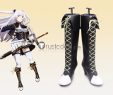 The Eminence in Shadow Cid Kageno Shadow Claire Alexia Midgar Alpha  Black Cosplay Shoes Boots
