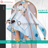 Genshin Impact Traveler Aether Lumine Sora Hotaru Kong Ying Cosplay Costume Custom Size