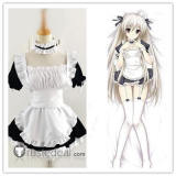 Yosuga no Sora Sora Kasugano White and Black Maid Cosplay Costume