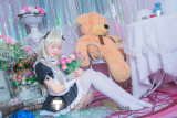 Yosuga no Sora Sora Kasugano White and Black Maid Cosplay Costume