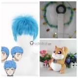 Akatsuki no Yona Yona of the Dawn Shin-Ah Shina Blue Wig Necklace Plush Doll Cosplay Accessories Props
