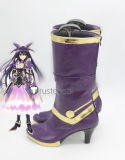 Date A Live Kurumi Tokisaki Tohka Yatogami Spirit Yoshino Gothic Cosplay Boots Shoes