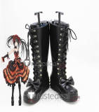 Date A Live Kurumi Tokisaki Tohka Yatogami Spirit Yoshino Gothic Cosplay Boots Shoes