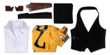 BLAZBLUE Yuuki Terumi Yellow Coat Cosplay Costume 2