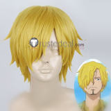 One Piece Sanji Blonde Cosplay Wig
