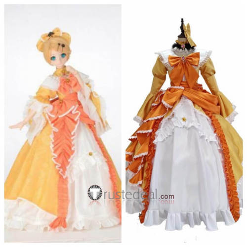 Vocaloid Kagamine Rin Daughter of Evil Yellow Cosplay Costume 2