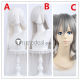 Vocaloid Yowane Haku White Silver Grey Cosplay Wig