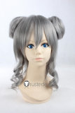 Vocaloid Yowane Haku White Silver Grey Cosplay Wig