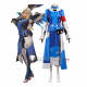 Overwatch Angela Mercy Combat Medic Ziegler Blue Cosplay Costume