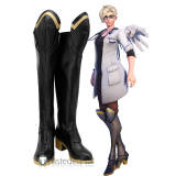 Overwatch Angela Ziegler Mercy Dr. Ziegler Combat Medic Ziegler Atlantic Cosplay Boots Shoes