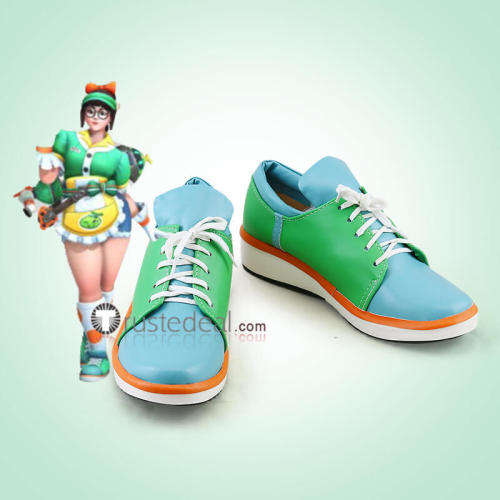 Overwatch Soldier Mei Honeydew Cosplay Boots Shoes