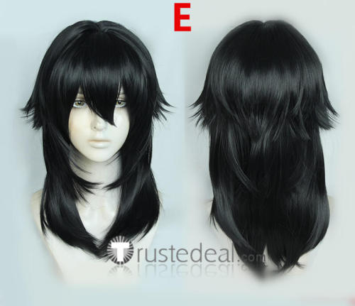 Final Fantasy XIV 14 FFXIV FF14 Venat Emet-Selch Themis Estinien Varlineau Silver White Black Cosplay Wigs