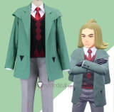 Pokemon Scarlet and Violet Elite Four Hassel Green Cosplay Costume