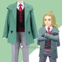 Pokemon Scarlet and Violet Elite Four Hassel Green Cosplay Costume