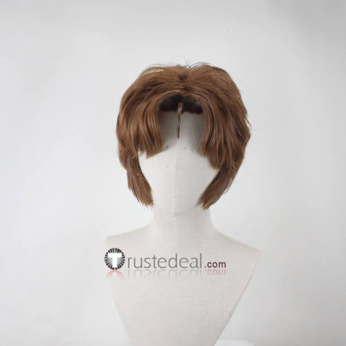 After War Gundam X Jamil Neate Styled Brown Cosplay Wig