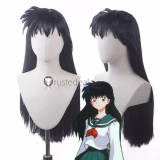 Inuyasha Kagome Higurashi Kikyo Long Black Styled Cosplay Wig