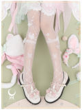 Yidhra Lolita ~Flower Wedding Night Butterfly Leggings Tights Lolita Socks