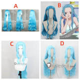 One Piece Nefertari Vivi Long Blue Curly Styled Cosplay Wig 2
