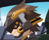 Chousoku Henkei Gyrozetter Souta Gunji a.k.a Eraser-01 Brown Styled Cosplay Wig