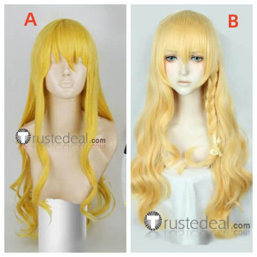 Touhou Project Kirisame Marisa Blonde Cosplay Wig