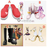 Touhou Project Satori Komeiji  Patchouli Knowledge Toyosatomimi Okina Cosplay Boots Shoes