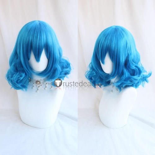 Touhou Project Nitori Kawashiro Blue Cosplay Costume