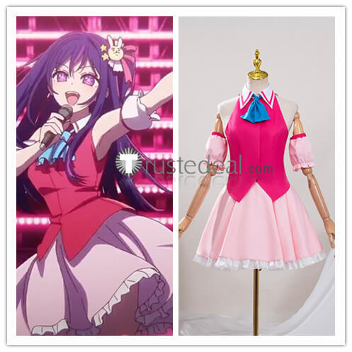 Oshi no Ko My Idol's Child My Star Her Fans Ai Hoshino Pink Red Stage Cosplay Costume