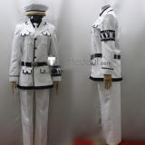 Aoharu Kikanjuu Aoharu Machinegun Nagamasa Midori Takatora Fujimoto White Uniform Cosplay costume