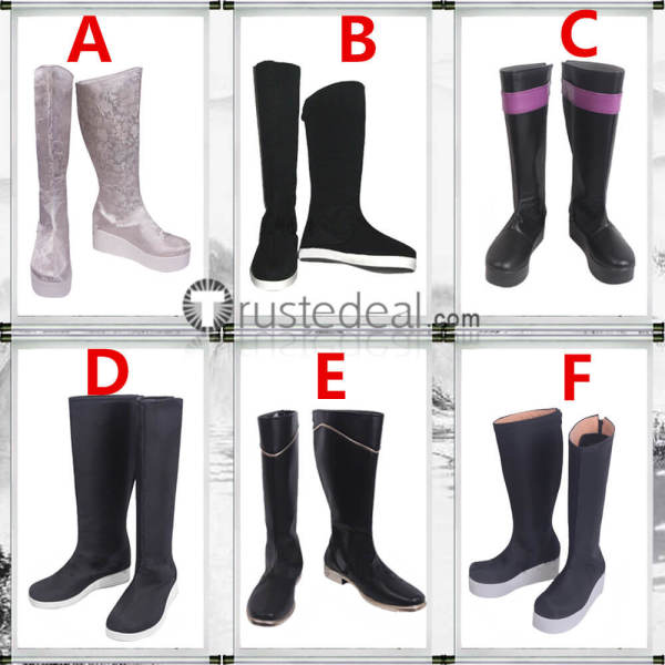 Mo Dao Zu Shi Lan Wangji Wei Wuxian Wei Ying Wen Ning Jiang Cheng Nie Huaisang Lan Zhan Cosplay Boots Shoes