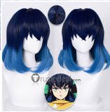 Demon Slayer Kimetsu no Yaiba Tokito Muichiro Inosuke Hashibira Muzan Kibutsuji Cosplay Wig