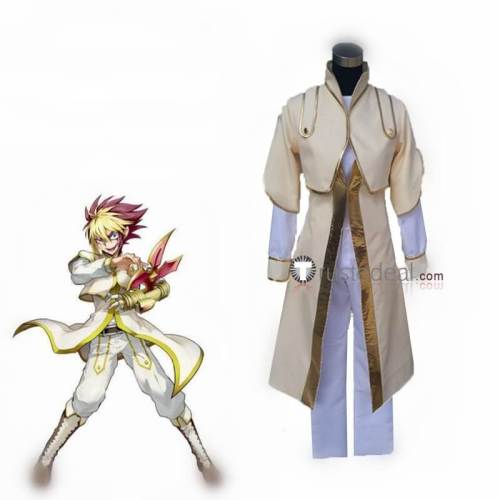 YuGiOh ZEXAL Quattro Vetrix White Cosplay Costume