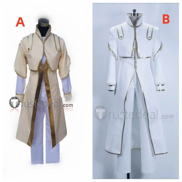 YuGiOh ZEXAL Quattro Vetrix White Cosplay Costume
