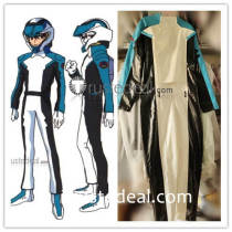 Gundam Seed Kira Yamato Pilot Suit Blue White Cosplay Costume