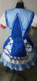 Mairimashita Iruma kun Clara Valac Iruma Suzuki Female Idol Blue Green Cosplay Costume
