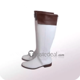 The Legend of Zelda Breath of the Wild Game Link Gerudo Female Royal Guard White Cosplay Shoes
