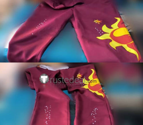 My Little Pony Equestria Girls Sunset Shimmer Black Orange Cosplay Costume