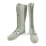 Street Fighter 6 Cammy IV El Fuerte Jamie White Red Cosplay Shoes Boots