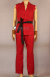 Street Fighter KEN Masters Ryu White Red Cosplay Costume