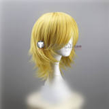 Street Fighter II III IV V Ken Blonde Yellow Styled Cosplay Wig