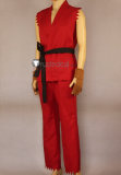 Street Fighter KEN Masters Ryu White Red Cosplay Costume