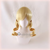 Puella Magi Madoka Magica Tomoe Mami Blonde Cosplay Wigs