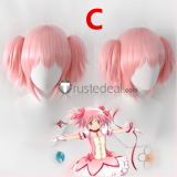 Puella Magi Madoka Magica Kaname Madoka Pink Cosplay Wigs
