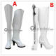 Code Geass Lelouch of the Rebellion C.C. Cosplay White Shoes Boots