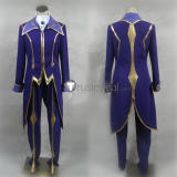 Code Geass Lelouch of the Rebellion Zero Black Knights Purple Cosplay Costume