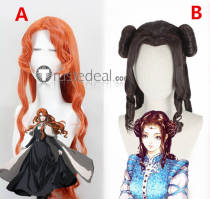 Castlevania Sara Trantoul Lenore Orange Brown Styled Cosplay Wig