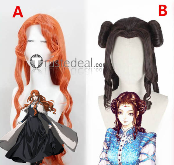 Castlevania Sara Trantoul Lenore Orange Brown Styled Cosplay Wig